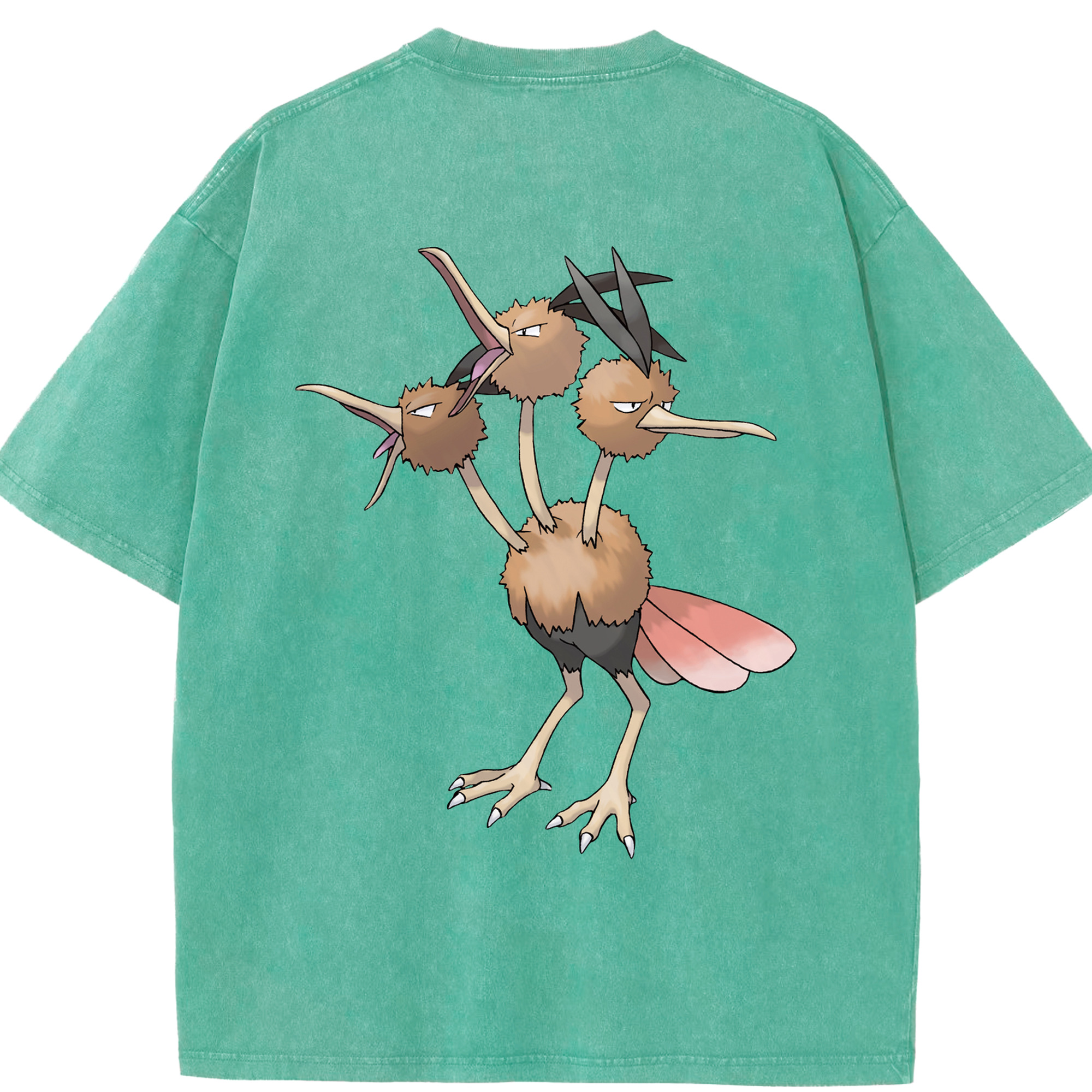 （画像用） ポケットモンスター Pokémon 綿100% ヴィンテージ風 半袖Tシャツ（背面プリント）